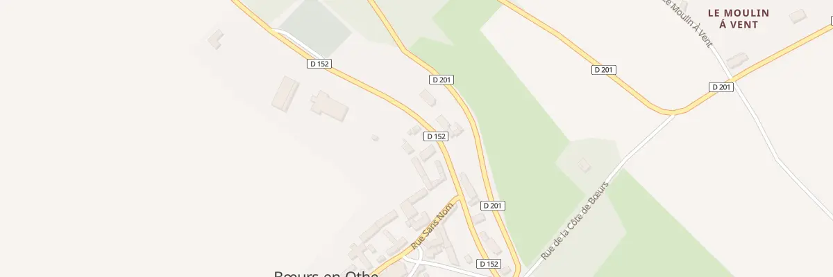 Plan du 12 Rte des Puits à Bœurs-en-Othe