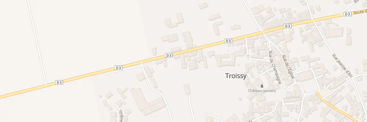 Plan du 6 Rte de Paris à Troissy