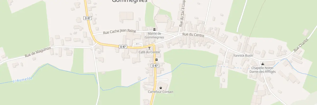 Plan du 175 Rue du Centre à Gommegnies