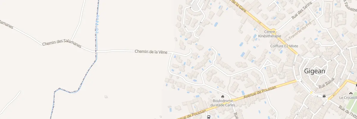 Plan du 10 Rue de la Magette à Gigean