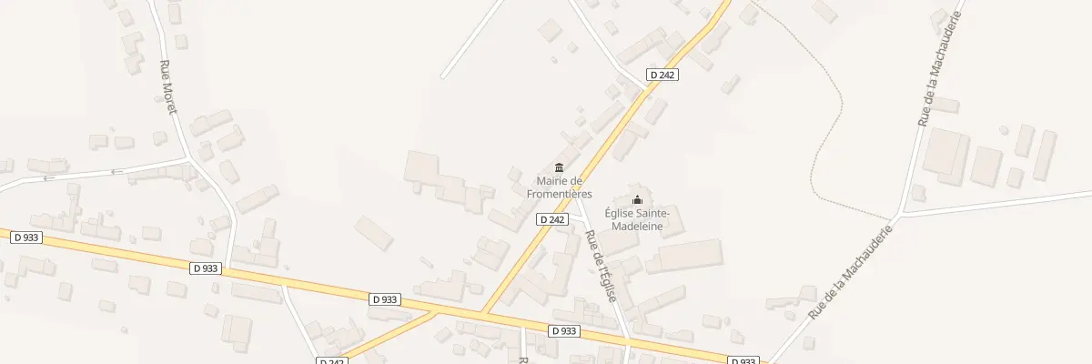 Plan du 17 Rte de Montmort à Fromentières