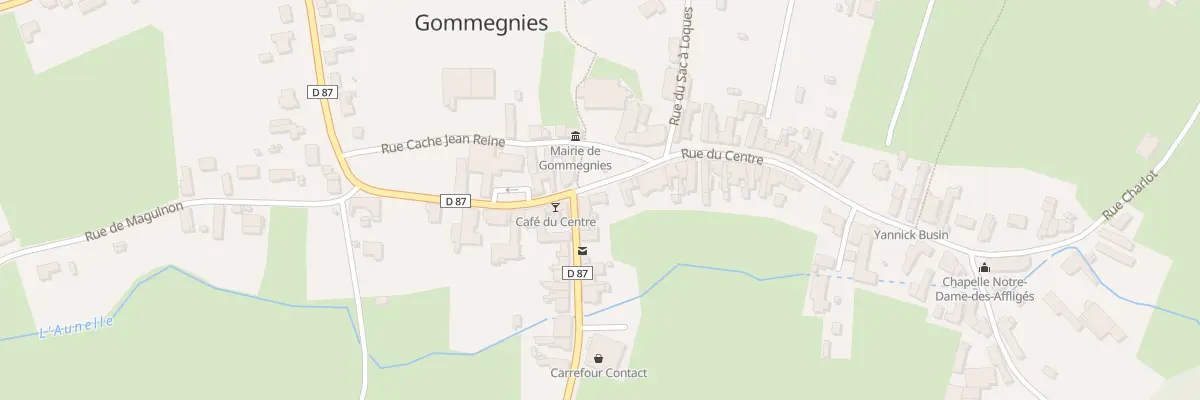 Plan du 187 Rue du Centre à Gommegnies
