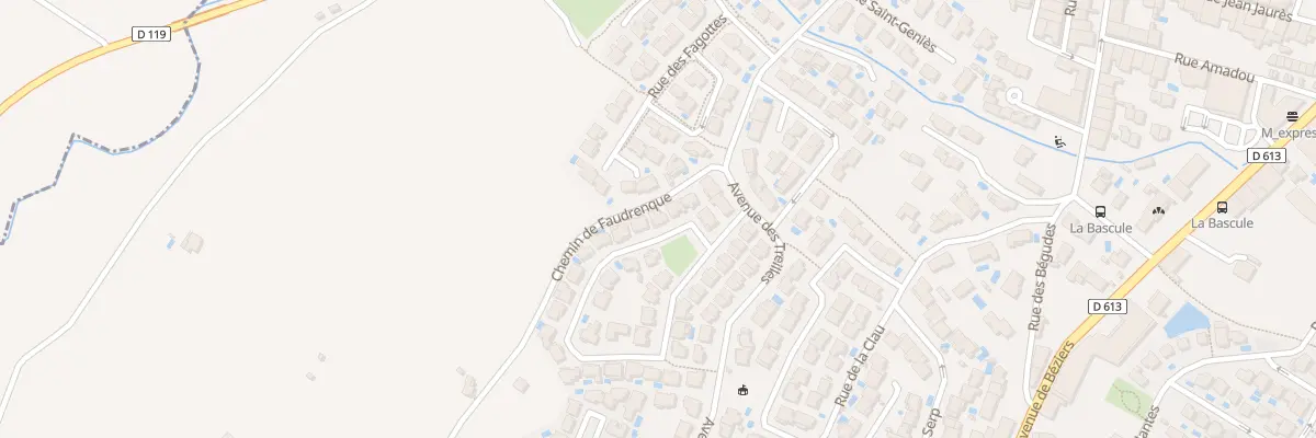 Plan du 57 Rue du Palou à Gigean