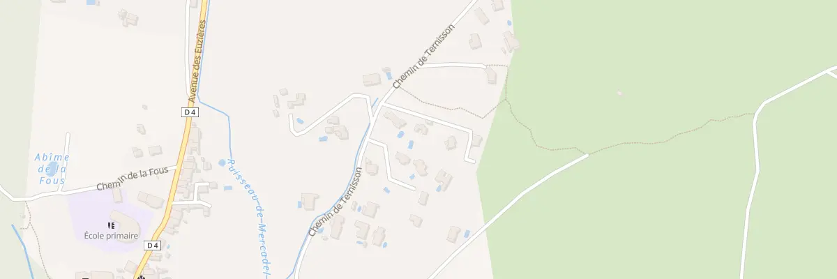Plan du 360 Che de Ternisson à Brissac