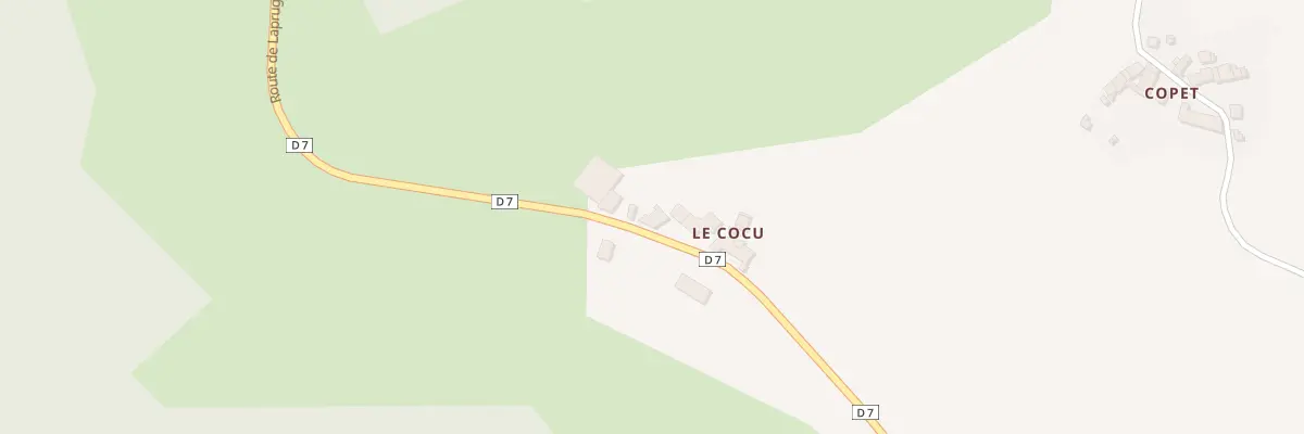 Plan du 121 Rte de Laprugne à Saint-Clément