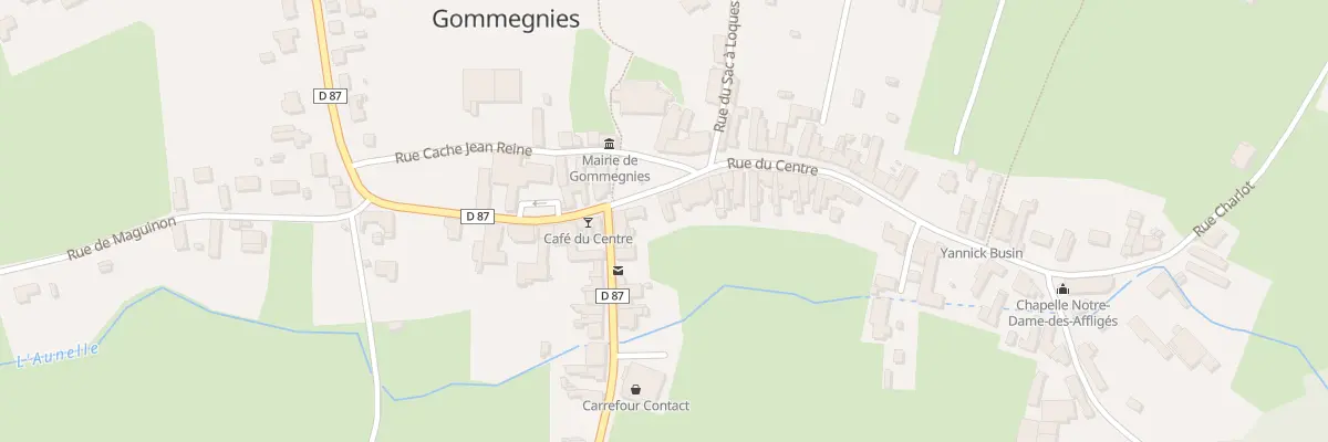 Plan du 197 Rue du Centre à Gommegnies