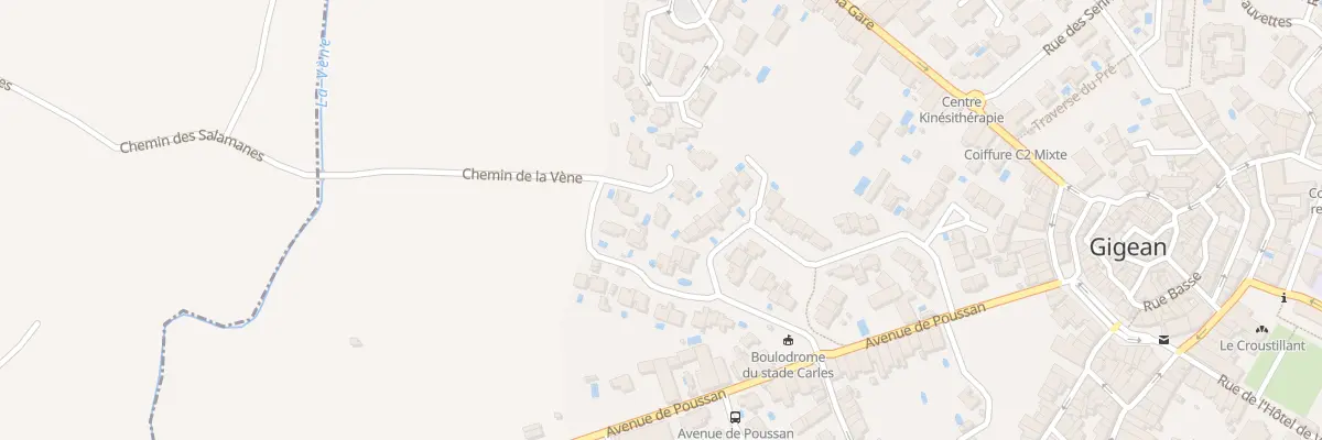Plan du 12 Rue de la Magette à Gigean