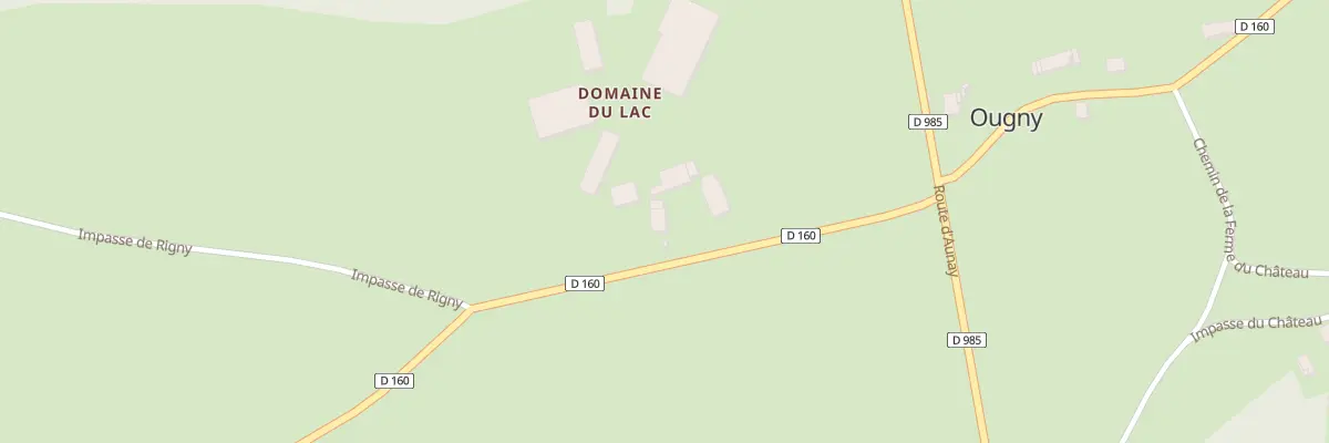 Plan du 2 Domaine du Lac à Ougny