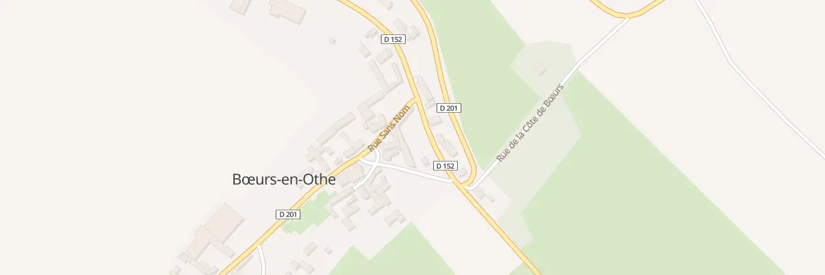 Plan du 16 Rte des Puits à Bœurs-en-Othe