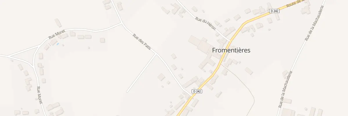 Plan du 4 Rue des Patis à Fromentières