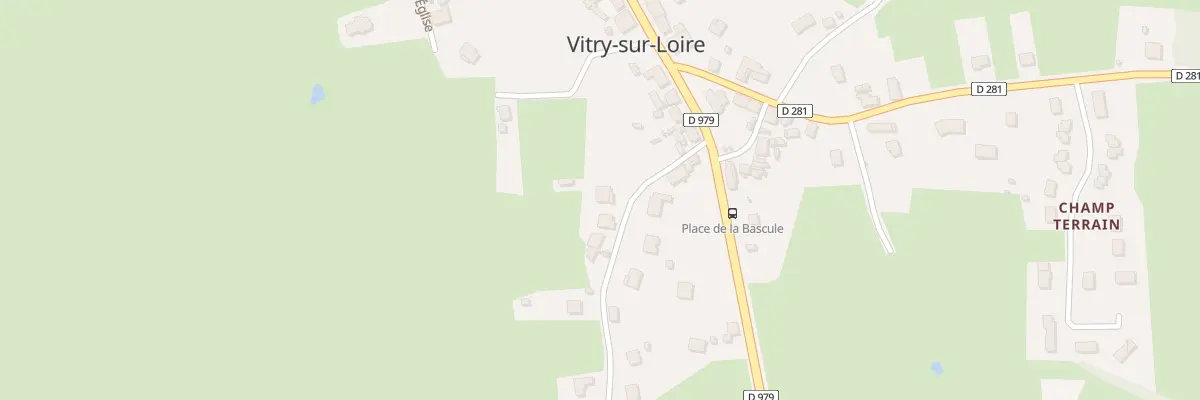 Plan du 9005 Rue du Desert à Vitry-sur-Loire