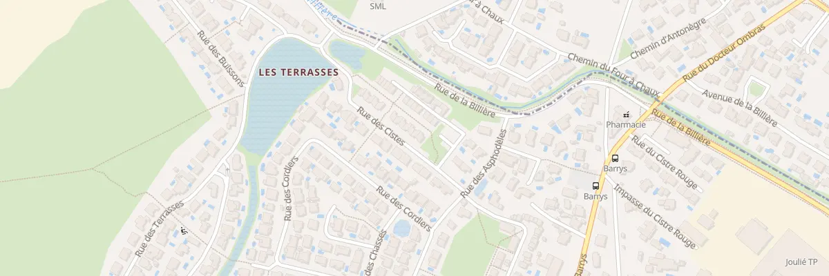 Plan du 8 Rue des Cistes à Cournonsec