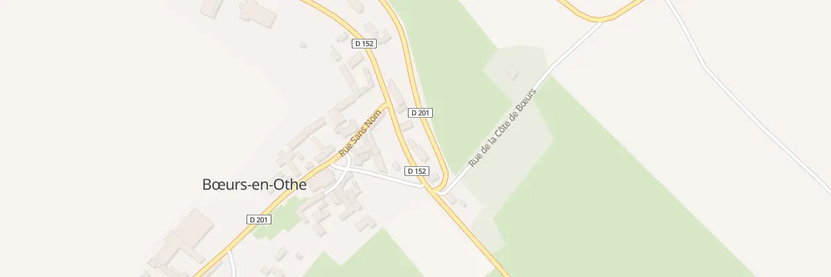 Plan du 9 Rte des Puits à Bœurs-en-Othe