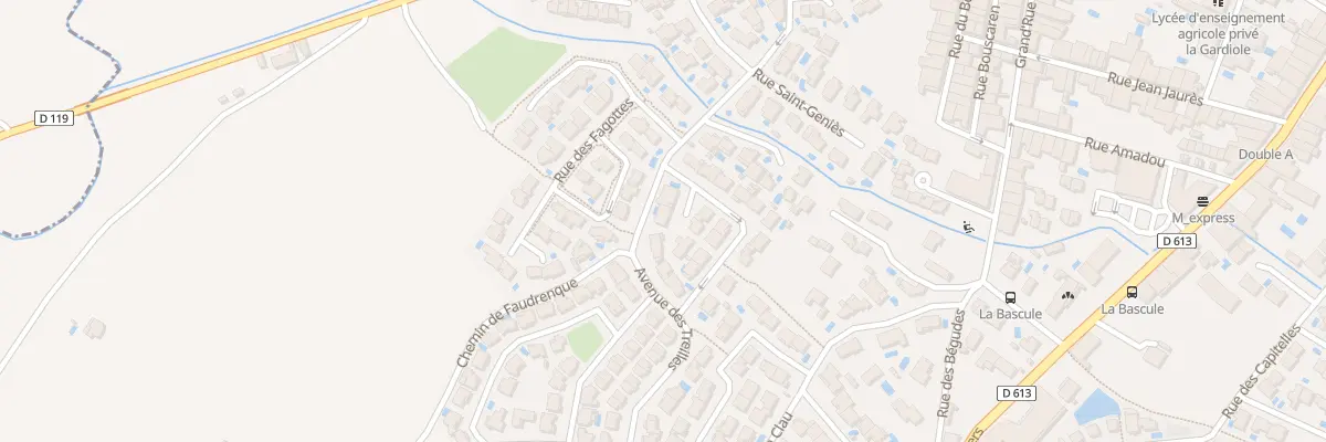 Plan du 4 Rue des Lavandins à Gigean