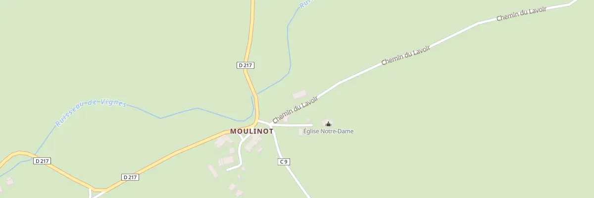 Plan du 21 Moulinot à Moissy-Moulinot