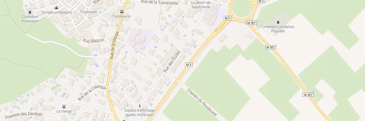 Plan du 17 Rue des Ecoles à Cournonsec
