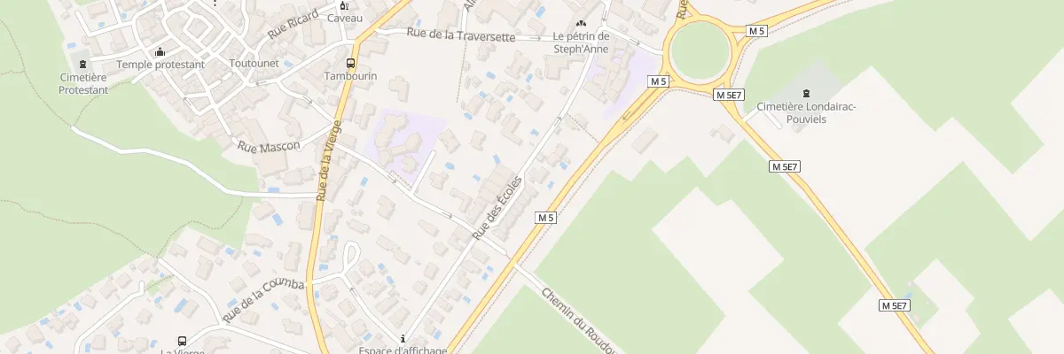 Plan du 9B Rue des Ecoles à Cournonsec