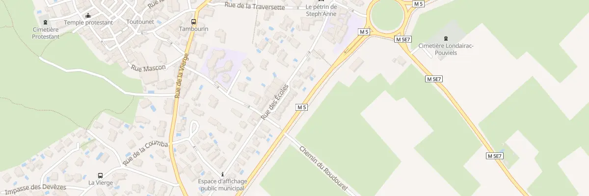 Plan du 15 Rue des Ecoles à Cournonsec