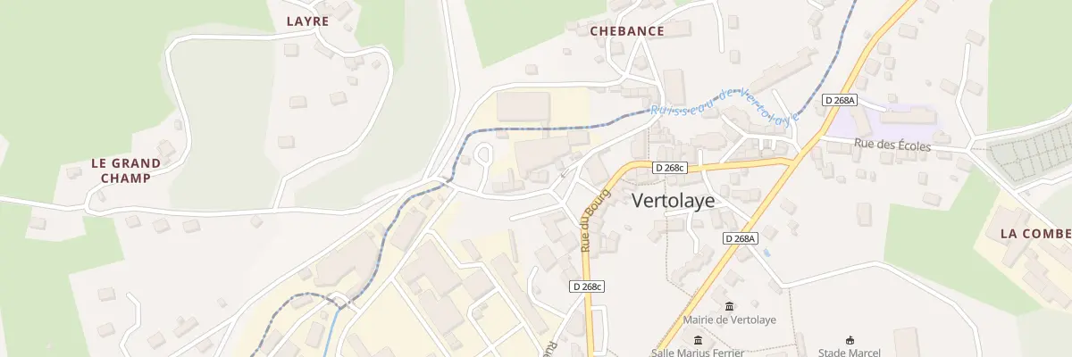 Plan du 5003 Pl du Marche à Vertolaye