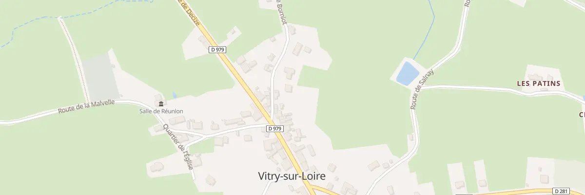 Plan du 9005 Rue Borniot à Vitry-sur-Loire