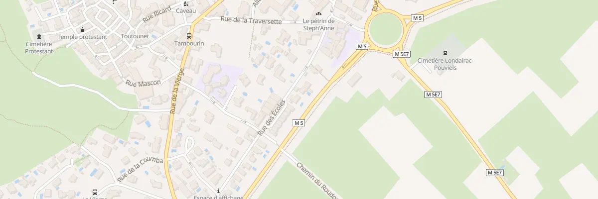 Plan du 9T Rue des Ecoles à Cournonsec