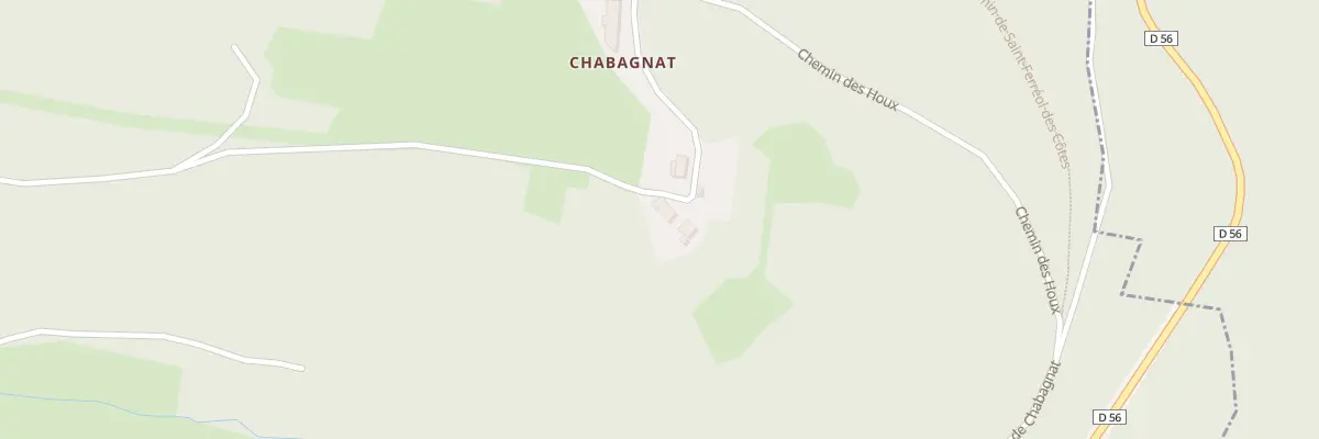 Plan du 5157 Chabagnat à Champétières