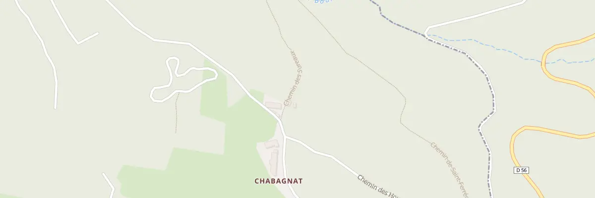 Plan du 5297 Chabagnat à Champétières