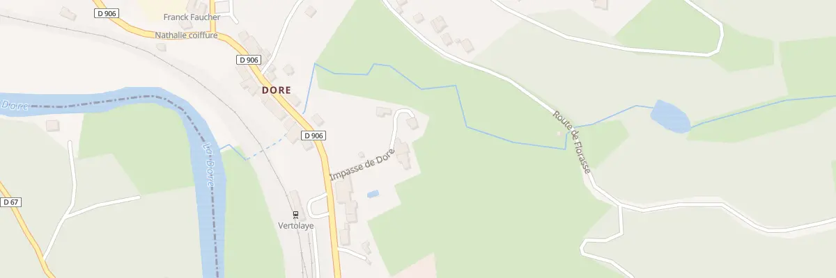 Plan du 5278 Dore à Vertolaye