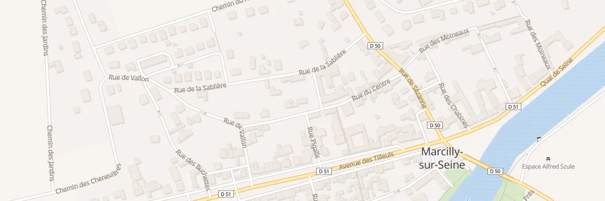 Plan du 18 Rue du Centre à Marcilly-sur-Seine