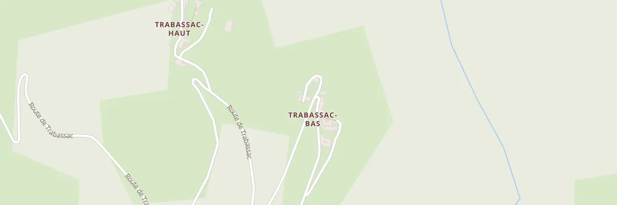 Plan du 335 Rte de Trabassac à Molezon