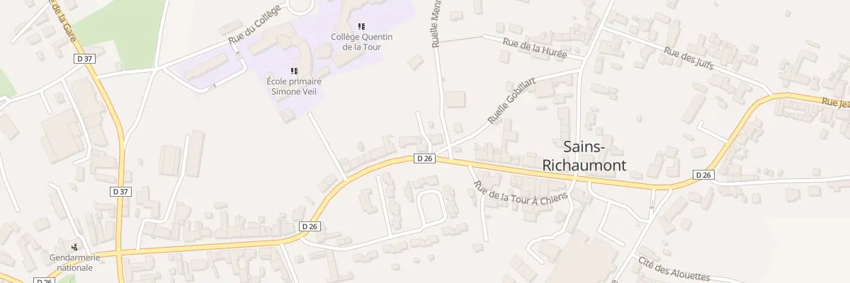 Plan du 49 Rue du Général de Gaulle à Sains-Richaumont