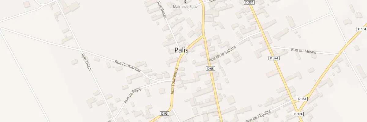Plan du 7 Rue du Pilori à Aix-Villemaur-Pâlis