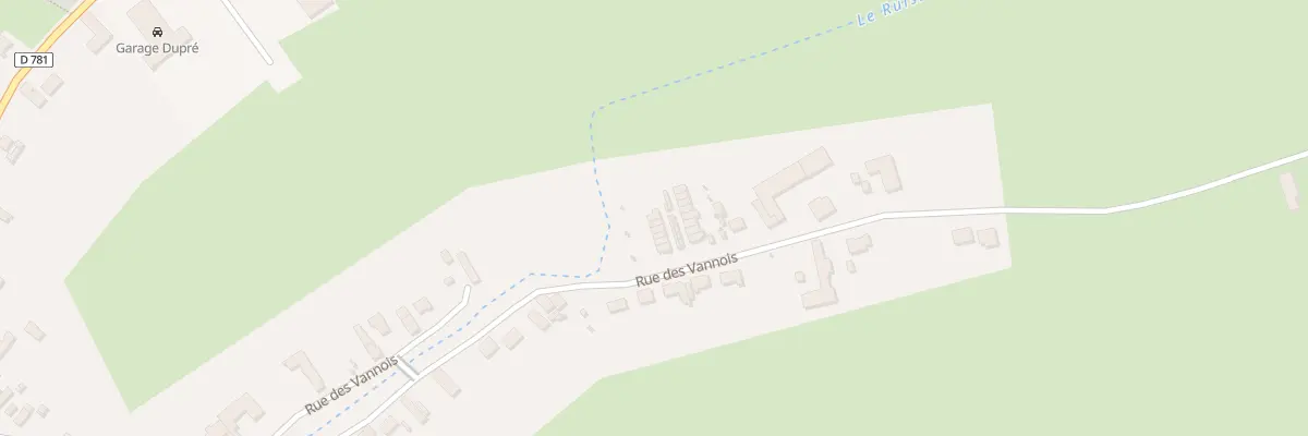 Plan du 65 Rue des Vannois à Boué