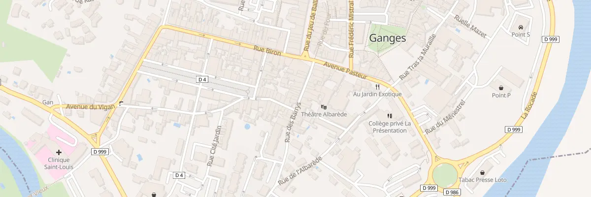 Plan du 20 Rue des Barrys à Ganges