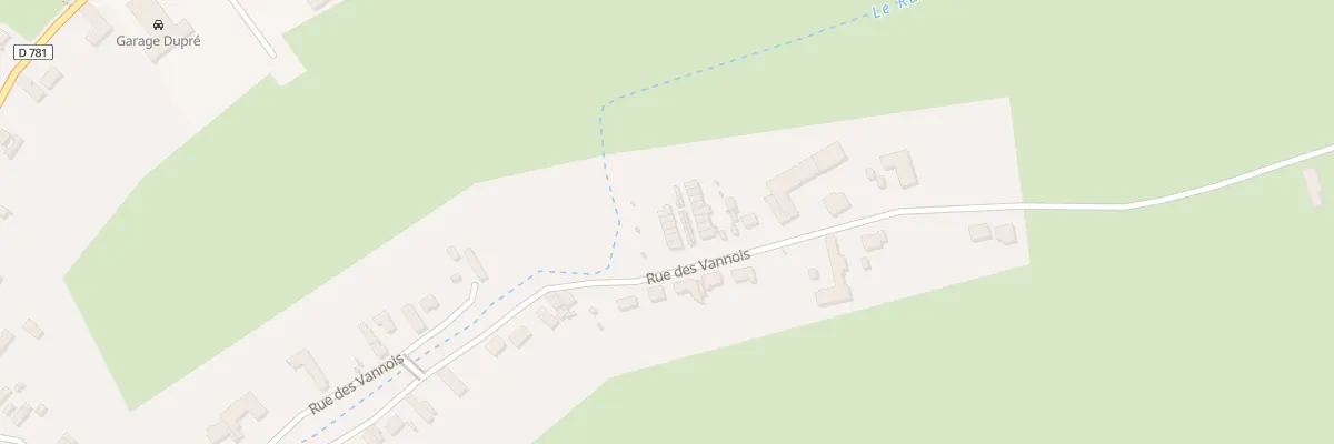 Plan du 63 Rue des Vannois à Boué