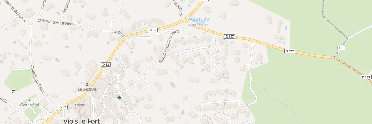 Plan du 15 Rue des Meules à Viols-le-Fort