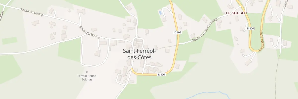 Plan du 5173 Le Bourg à Saint-Ferréol-des-Côtes