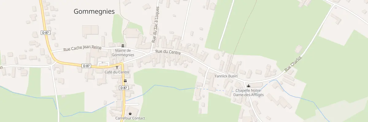 Plan du 337 Rue du Centre à Gommegnies
