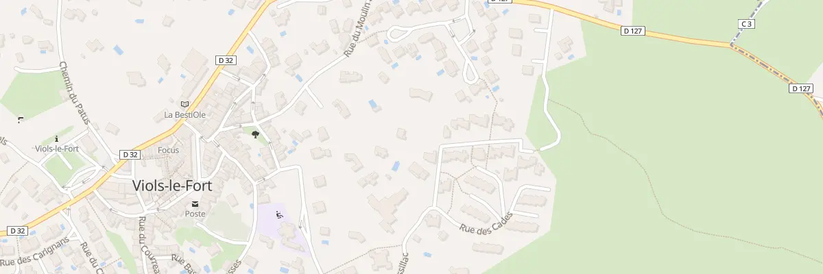 Plan du 66 Rue du Moulin à Vent à Viols-le-Fort