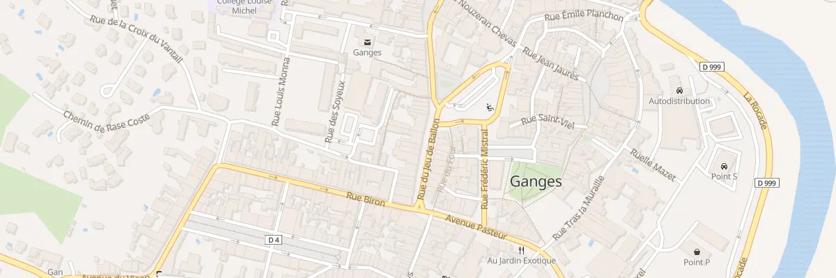 Plan du 6 Rue Jeu de Ballon à Ganges