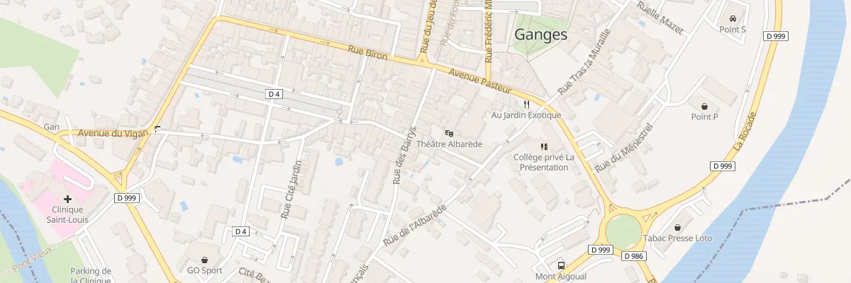 Plan du 17 Rue des Barrys à Ganges