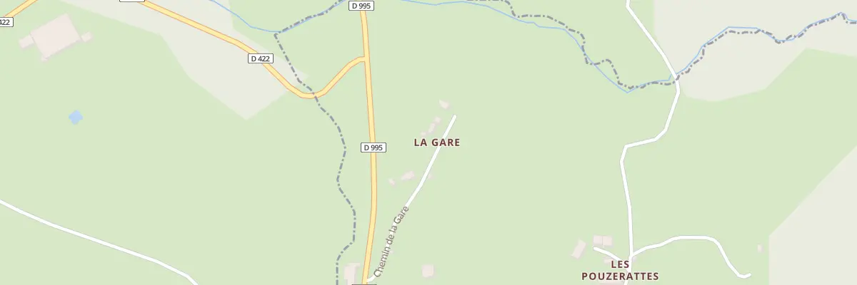 Plan du 7 Che de la Gare à Laprugne