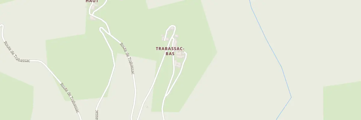 Plan du 5159 Trabassac Bas à Molezon