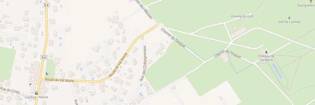 Plan du 54 Che du Fesquet à Cazilhac