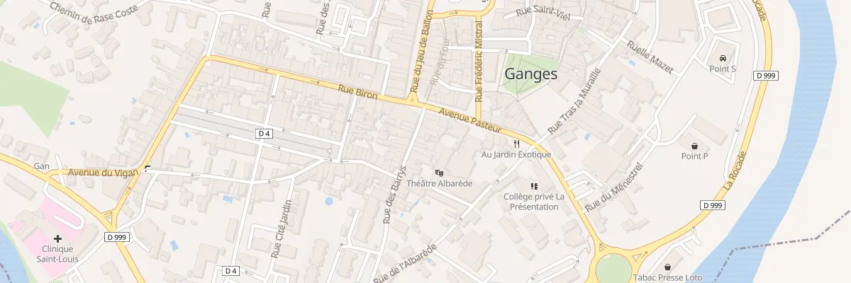 Plan du 5 Rue des Barrys à Ganges