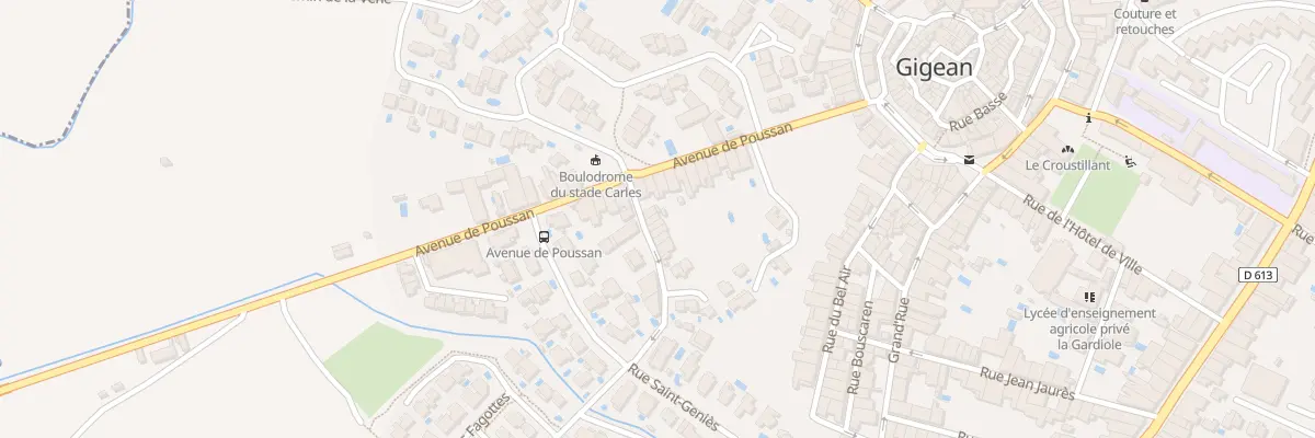 Plan du 3 Rue de la Faudrenque à Gigean