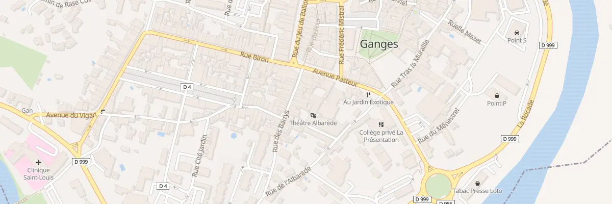 Plan du 9 Rue des Barrys à Ganges