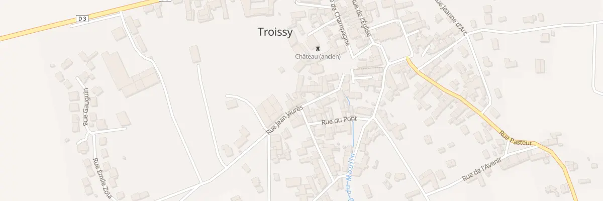Plan du 8 Rue Jean Jaures à Troissy
