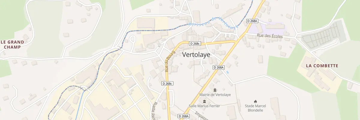 Plan du 5092 Le Bourg à Vertolaye