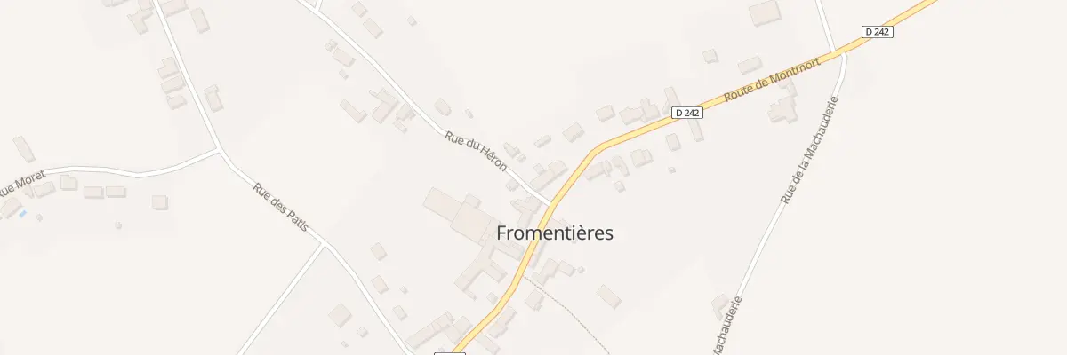 Plan du 39 Rte de Montmort à Fromentières